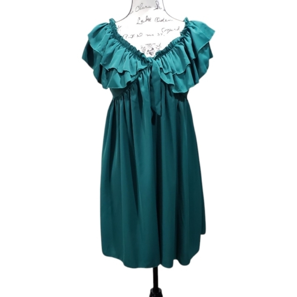 Shein Off The Shoulder Ruffle Dress - Picture 2 of 5